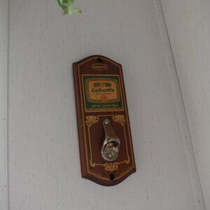 Man Cave Vintage Labatt's Beer Wall Mount Opener